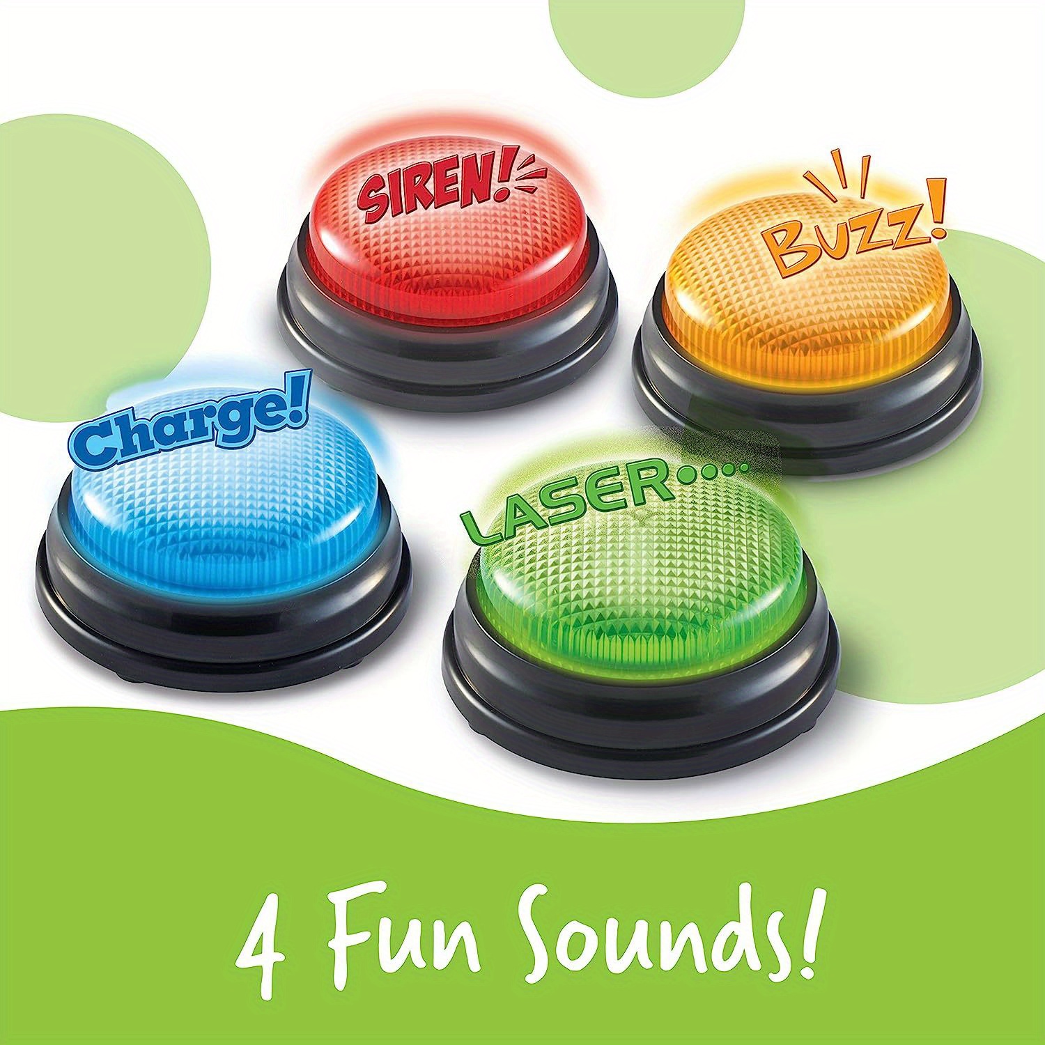 Party Games Children - 4 ชิ้นไฟและเสียง Buzzers ของเล่น, Creative Party