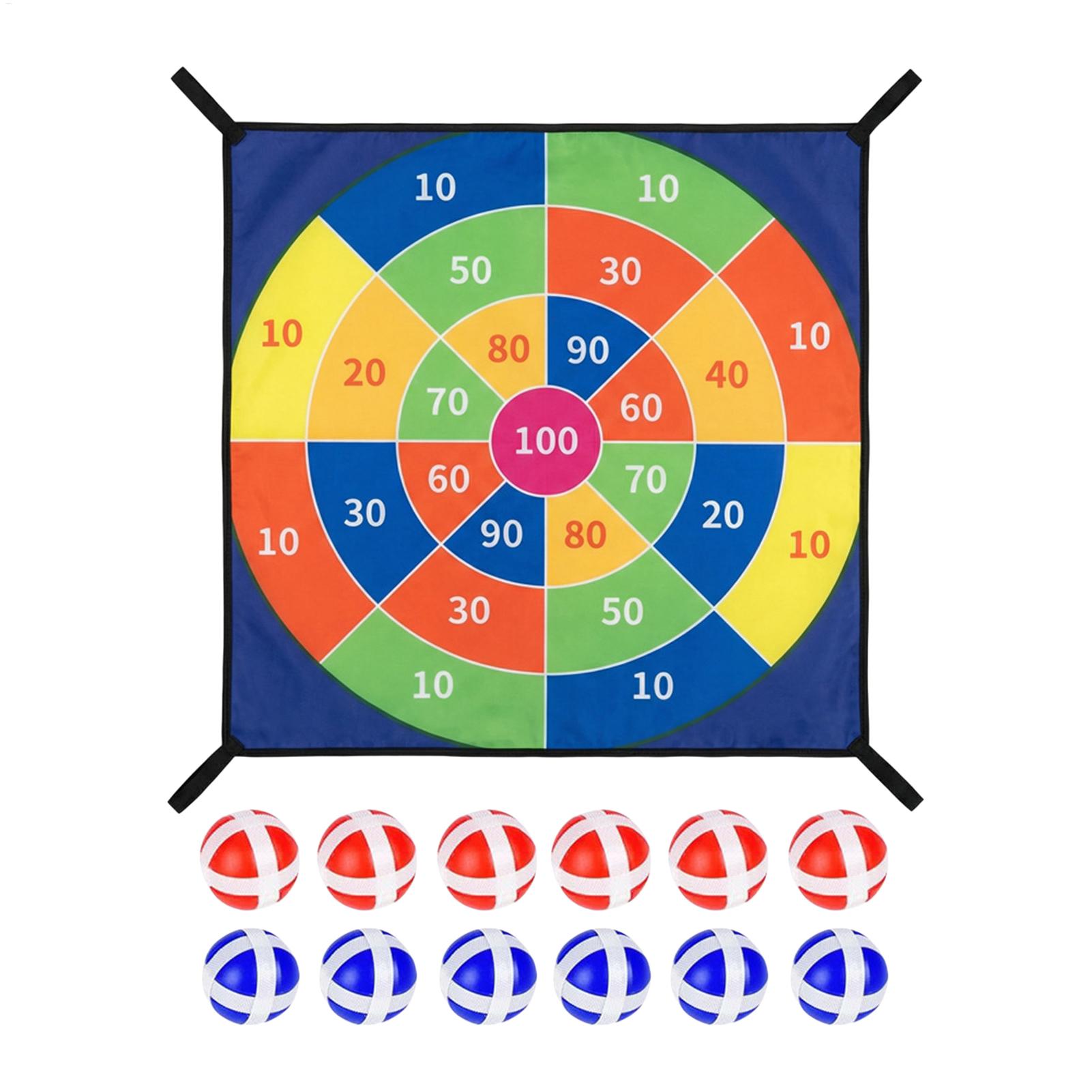Party Games For 5 Year Olds Indoors - ชุดของเล่นเกมปาลูกบอลติดผนังแบบแทรมโพลีน พร้อมลูกบอลเหนียว สำหรับเล่นสนุกทั้งในบ้านและนอกบ้าน เหมาะสำหรับงานปาร์ตี้ในสวนหลังบ้านและในละแวกบ้าน