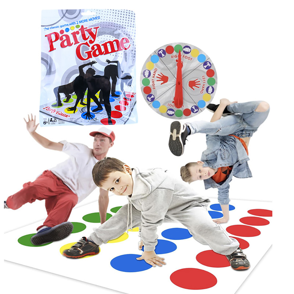 Party Games For 5 Year Olds Indoors - ครอบครัวผู้เล่นหลายคนเกม Twister เกมในร่มกลางแจ้งของเล่นเกมบิดร่างกายสําหรับเด็กผู้ใหญ่กีฬา Interactive Aid