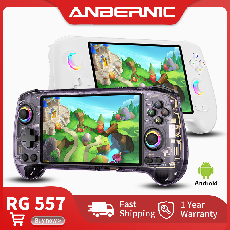 Party Games Download - เครื่องเล่นเกมพกพา Anbernic RG557 หน้าจอ AMOLED 5.48