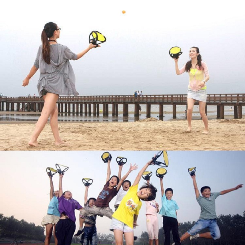 เกมกลางแจ้งเด็กโยนและจับบอลกีฬ - Catch Ball Velcro บทวิจารณ์และราคา