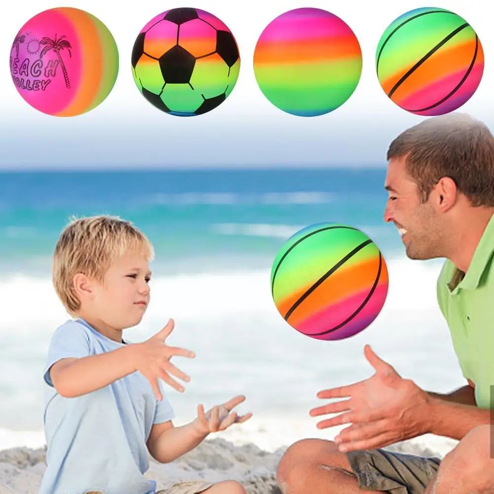 3 ชิ้นของเล่นลูกบอลสีรุ้งที่เป - Party Games For 5 Year Olds Indoors บทวิจารณ์และราคา