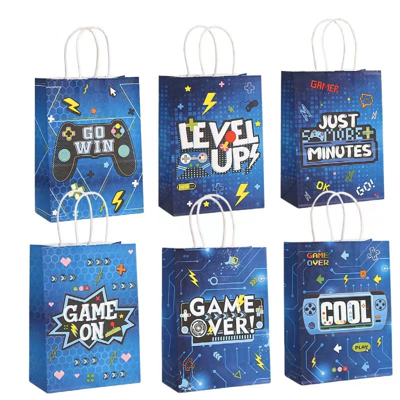 6/24 ชิ้นวิดีโอเกมธีมกระดาษบรร - Party Games Adult Birthday บทวิจารณ์และราคา