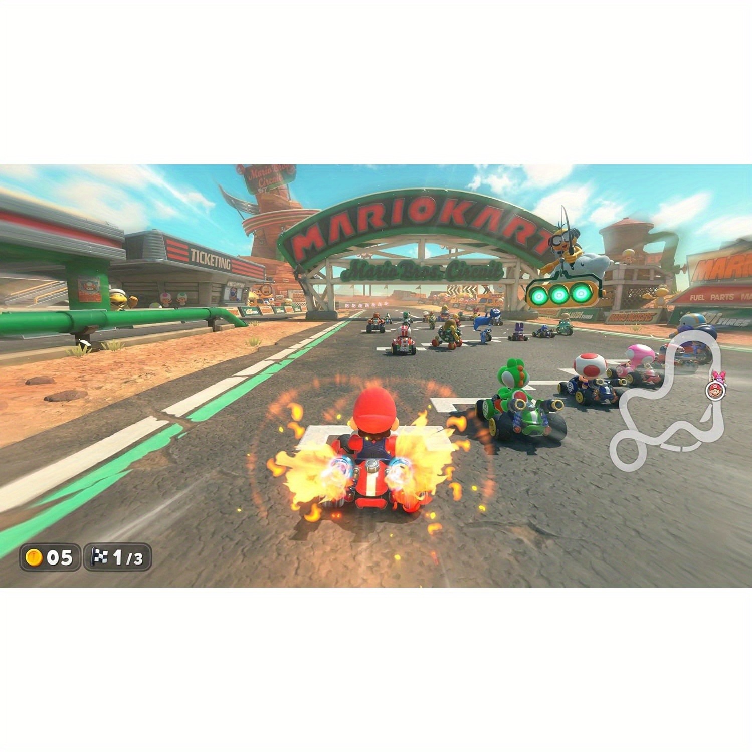 การ์ดวิดีโอเกม Mario Kart Worl - Party Games Nintendo Switch บทวิจารณ์และราคา