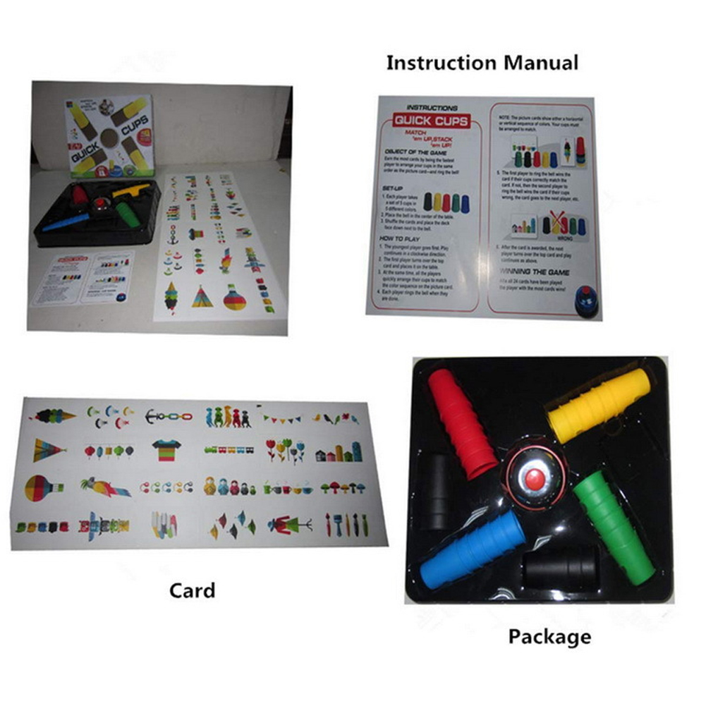 กีฬาซ้อนถ้วยพลาสติกการ์ดเกมครอ - Party Games For 5 Year Olds Indoors บทวิจารณ์และราคา