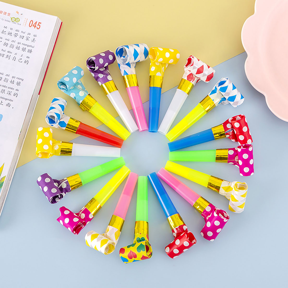 30PCS สีสันนกหวีดของเล่นตลกของ - Party Games Adult Birthday บทวิจารณ์และราคา