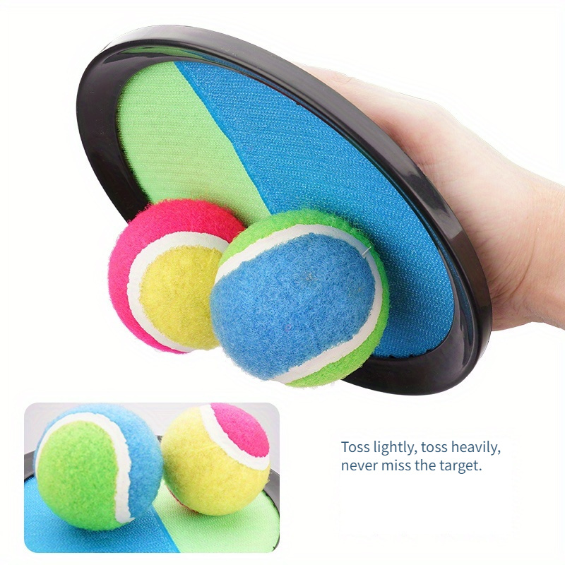 1 ชุดเด็ก Sucker Sticky Ball ข - Catch Ball Velcro บทวิจารณ์และราคา