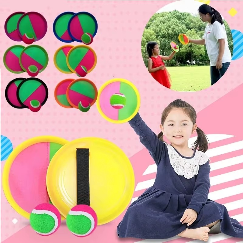 ชุดเกมกีฬากลางแจ้งสำหรับครอบคร - Catch Ball Velcro บทวิจารณ์และราคา