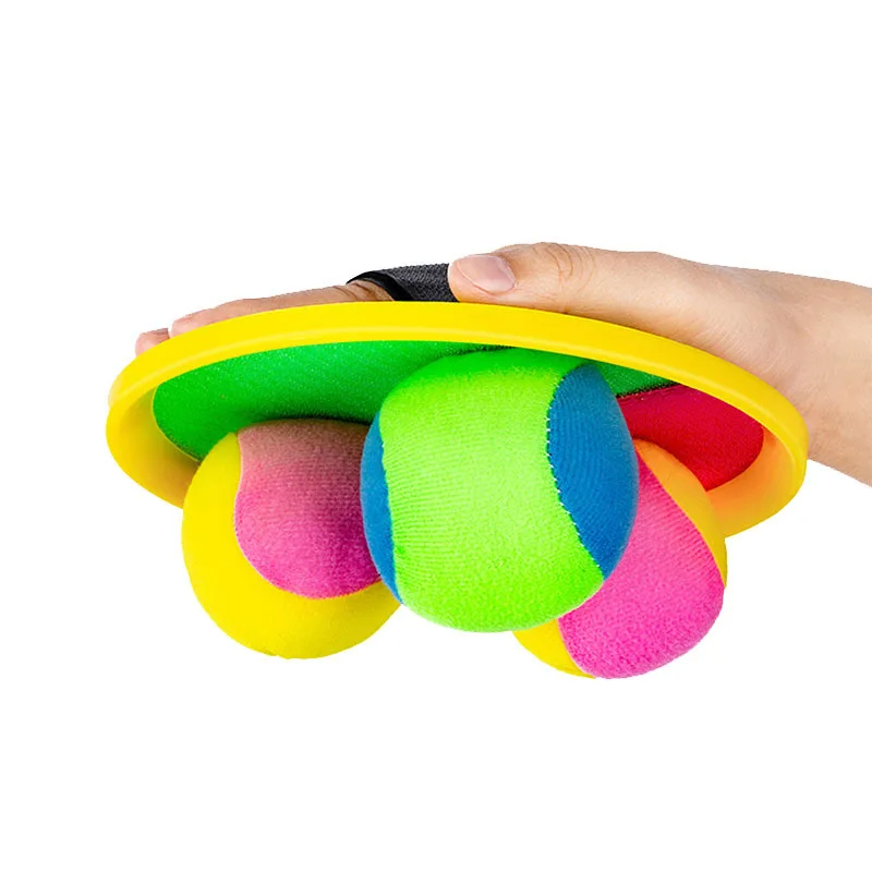 เด็กลูกบอลของเล่นลูกบอลเหนียวข - Catch Ball Velcro บทวิจารณ์และราคา
